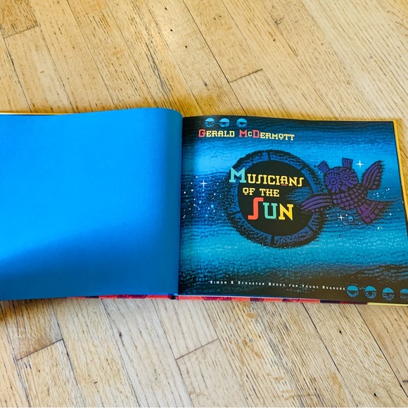 Gerald McDermott Musicians of the Sun SIGNED Aztec Myth HC Children's Book - Picture 4 of 11